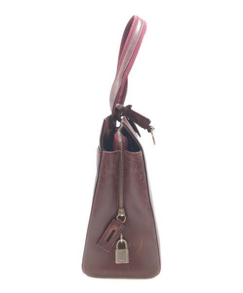 PRADA（プラダ）PRADA (プラダ) ハンドバッグ ワインレッドの古着・服飾アイテム