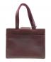PRADA (プラダ) ハンドバッグ ワインレッド：12000円