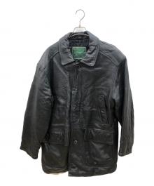 Vallemosso（ヴァッレモッソ）の古着「ラムレザージャケット」｜ブラック