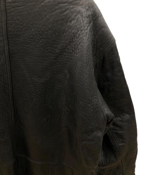 Vallemosso（ヴァッレモッソ）VALLEMOSSO (ヴァッレモッソ) ラムレザージャケット ブラック サイズ:Lの古着・服飾アイテム