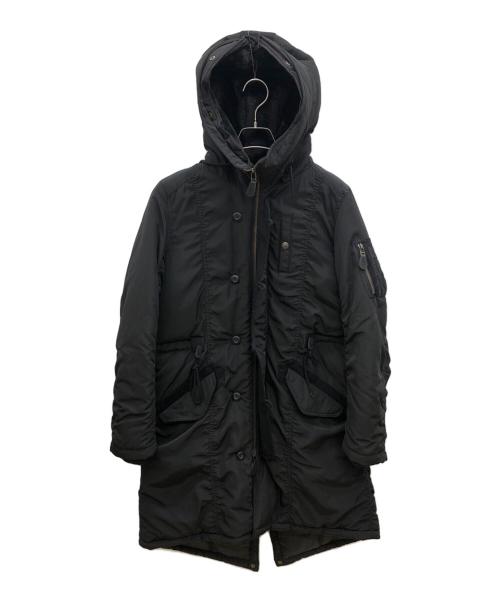 AVIREX Belle（アヴィレックス ベル）AVIREX BELLE (アヴィレックス ベル) 中綿コート ブラック サイズ:Lの古着・服飾アイテム