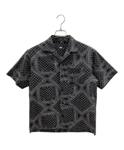 THE NORTH FACE（ザ ノース フェイス）THE NORTH FACE (ザ ノース フェイス) オープンカラーシャツ ブラック サイズ:Ｍの古着・服飾アイテム