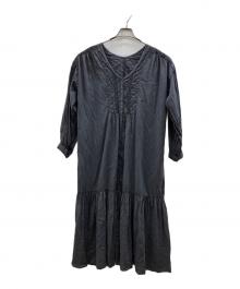 cardo fabrica（カルドファブリカ）の古着「シャツワンピース」｜ネイビー