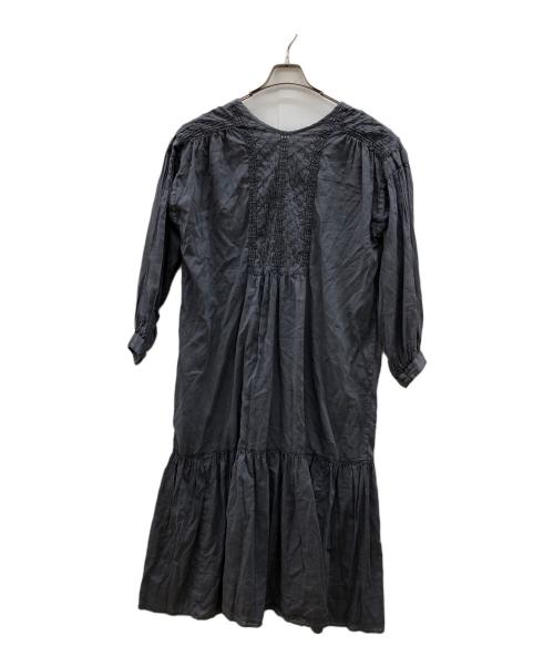 cardo fabrica（カルドファブリカ）cardo fabrica (カルドファブリカ) シャツワンピース ネイビー サイズ:FREEの古着・服飾アイテム