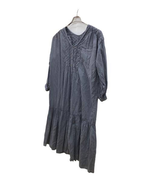 cardo fabrica（カルドファブリカ）cardo fabrica (カルドファブリカ) シャツワンピース ネイビー サイズ:FREEの古着・服飾アイテム