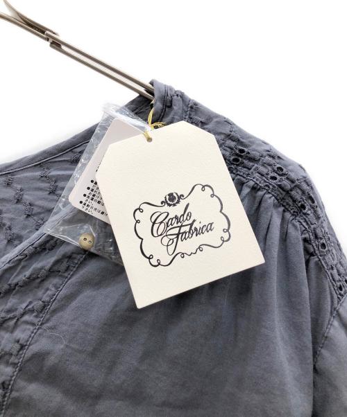 cardo fabrica（カルドファブリカ）cardo fabrica (カルドファブリカ) シャツワンピース ネイビー サイズ:FREEの古着・服飾アイテム