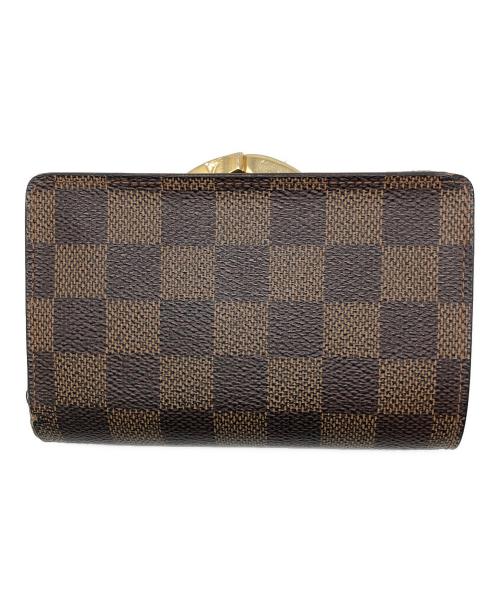 LOUIS VUITTON（ルイ ヴィトン）LOUIS VUITTON (ルイ ヴィトン) 2つ折り財布　ダミエ ブラウンの古着・服飾アイテム