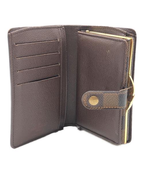 LOUIS VUITTON（ルイ ヴィトン）LOUIS VUITTON (ルイ ヴィトン) 2つ折り財布　ダミエ ブラウンの古着・服飾アイテム