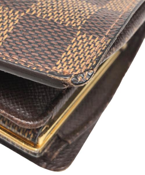 LOUIS VUITTON（ルイ ヴィトン）LOUIS VUITTON (ルイ ヴィトン) 2つ折り財布　ダミエ ブラウンの古着・服飾アイテム