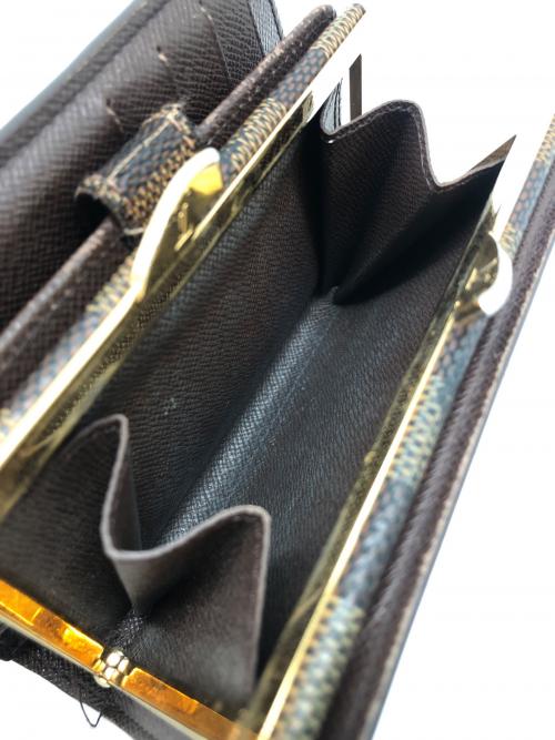 LOUIS VUITTON（ルイ ヴィトン）LOUIS VUITTON (ルイ ヴィトン) 2つ折り財布　ダミエ ブラウンの古着・服飾アイテム
