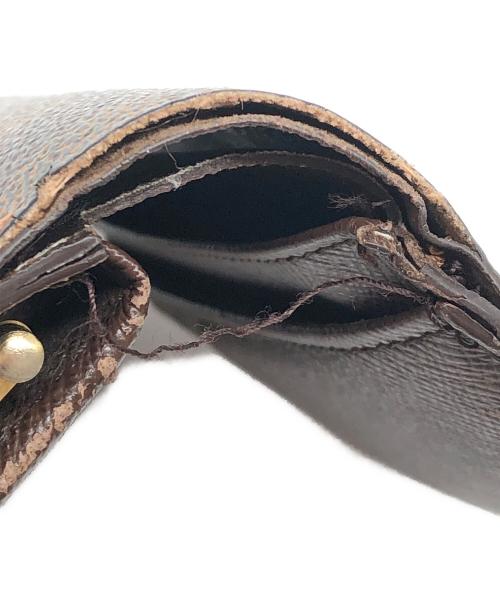 LOUIS VUITTON（ルイ ヴィトン）LOUIS VUITTON (ルイ ヴィトン) 2つ折り財布　ダミエ ブラウンの古着・服飾アイテム