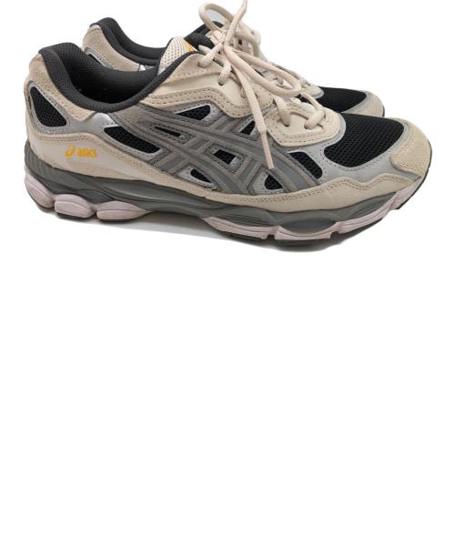 asics（アシックス）asics (アシックス) GEL-NYC グレー×ベージュ サイズ:27.5の古着・服飾アイテム
