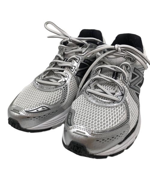 NEW BALANCE（ニューバランス）NEW BALANCE (ニューバランス) ML860 ホワイト×ブラック サイズ:27.5の古着・服飾アイテム