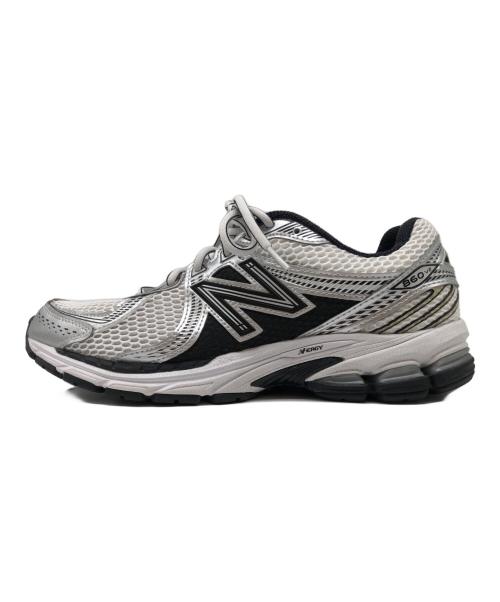 NEW BALANCE（ニューバランス）NEW BALANCE (ニューバランス) ML860 ホワイト×ブラック サイズ:27.5の古着・服飾アイテム