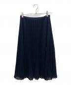 POLO RALPH LAURENポロ・ラルフローレン）の古着「プリーツスカート」｜ネイビー