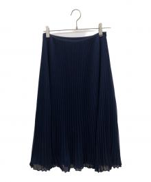 POLO RALPH LAUREN（ポロ・ラルフローレン）の古着「プリーツスカート」｜ネイビー