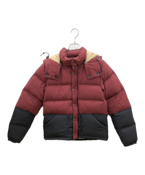 THE NORTH FACE（ザ ノース フェイス）THE NORTH FACE (ザ ノース フェイス) ダウンジャケット レッド×ブラック サイズ:Sの古着・服飾アイテム