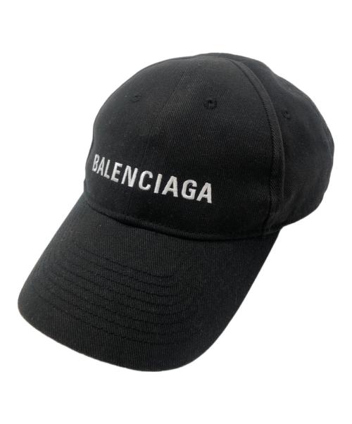 BALENCIAGA（バレンシアガ）BALENCIAGA (バレンシアガ) キャップ ブラック サイズ:SIZE L (58)の古着・服飾アイテム