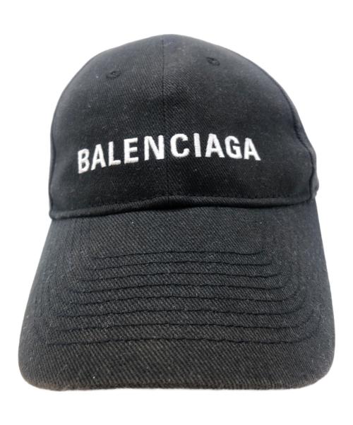 BALENCIAGA（バレンシアガ）BALENCIAGA (バレンシアガ) キャップ ブラック サイズ:SIZE L (58)の古着・服飾アイテム