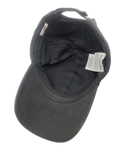 BALENCIAGA（バレンシアガ）BALENCIAGA (バレンシアガ) キャップ ブラック サイズ:SIZE L (58)の古着・服飾アイテム