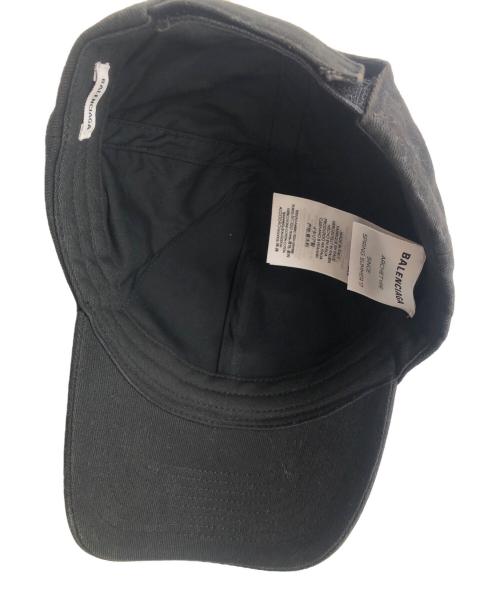 BALENCIAGA（バレンシアガ）BALENCIAGA (バレンシアガ) キャップ ブラック サイズ:SIZE L (58)の古着・服飾アイテム