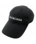 BALENCIAGA（バレンシアガ）の古着「キャップ」｜ブラック