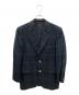 J.PRESS（ジェイプレス）の古着「3Bテーラードジャケット　タータンチェック」｜ネイビー×グリーン