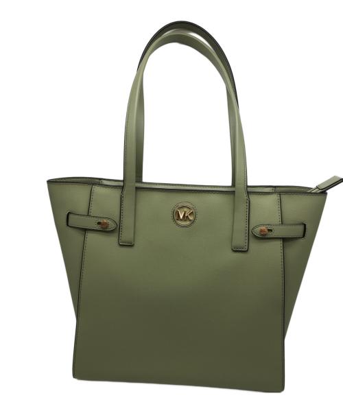 MICHAEL KORS（マイケル・コース）MICHAEL KORS (マイケルコース) トートバッグ グリーンの古着・服飾アイテム