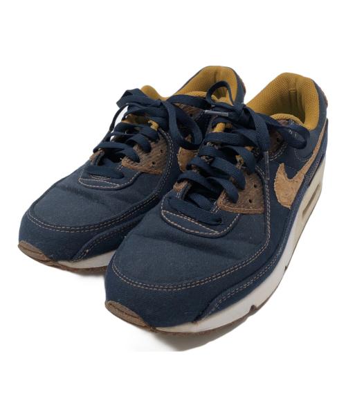 NIKE（ナイキ）NIKE (ナイキ) Air Max 90 SE ネイビー×ブラウン サイズ:26.5cmの古着・服飾アイテム