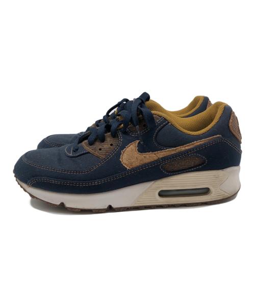 NIKE（ナイキ）NIKE (ナイキ) Air Max 90 SE ネイビー×ブラウン サイズ:26.5cmの古着・服飾アイテム