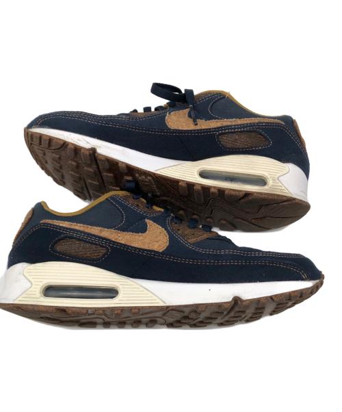 NIKE（ナイキ）NIKE (ナイキ) Air Max 90 SE ネイビー×ブラウン サイズ:26.5cmの古着・服飾アイテム