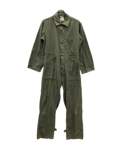 US ARMY（ユーエスアーミー）US ARMY (ユーエスアーミー) 70sジャンプスーツ MASON&HUGHES社 アメリカ軍/古着 カーキ サイズ:Sの古着・服飾アイテム
