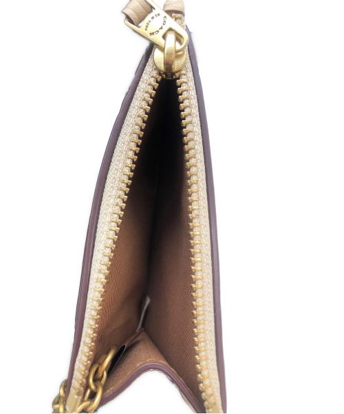 COACH（コーチ）COACH (コーチ) パスケース ベージュの古着・服飾アイテム