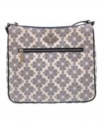 Kate Spadeケイトスペード）の古着「ショルダーバッグ」｜ホワイト×グレー