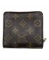 LOUIS VUITTON (ルイ ヴィトン) 2つ折り財布　モノグラム　コンパクトジップ ブラウン：9000円