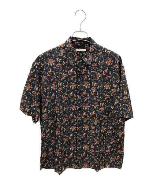 UNITED ARROWS（ユナイテッドアローズ）UNITED ARROWS (ユナイテッドアローズ) 半袖シャツ ブラック×ブラウン サイズ:Sの古着・服飾アイテム