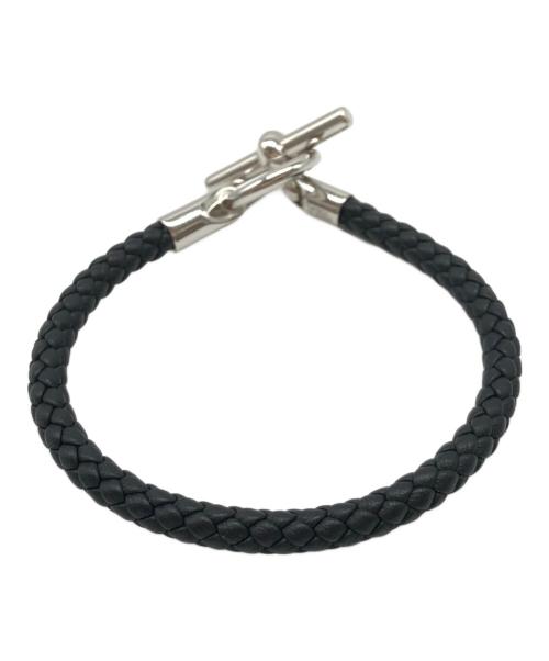 HERMES（エルメス）HERMES (エルメス) グレナンH ブラック×シルバーカラーの古着・服飾アイテム