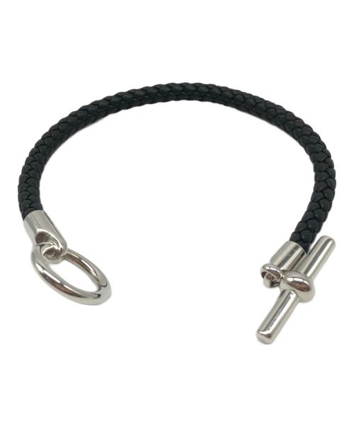 HERMES（エルメス）HERMES (エルメス) グレナンH ブラック×シルバーカラーの古着・服飾アイテム