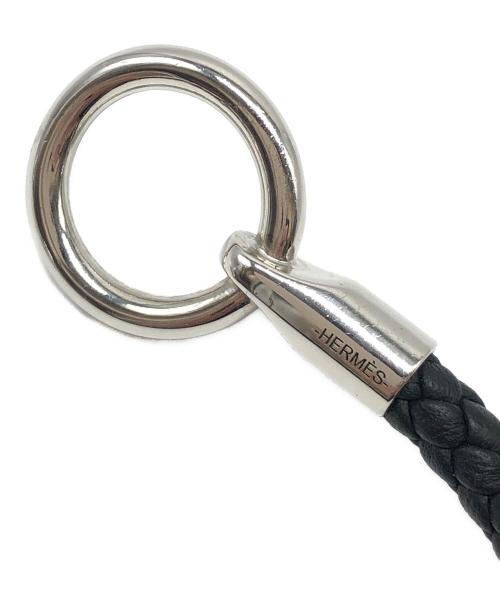 HERMES（エルメス）HERMES (エルメス) グレナンH ブラック×シルバーカラーの古着・服飾アイテム