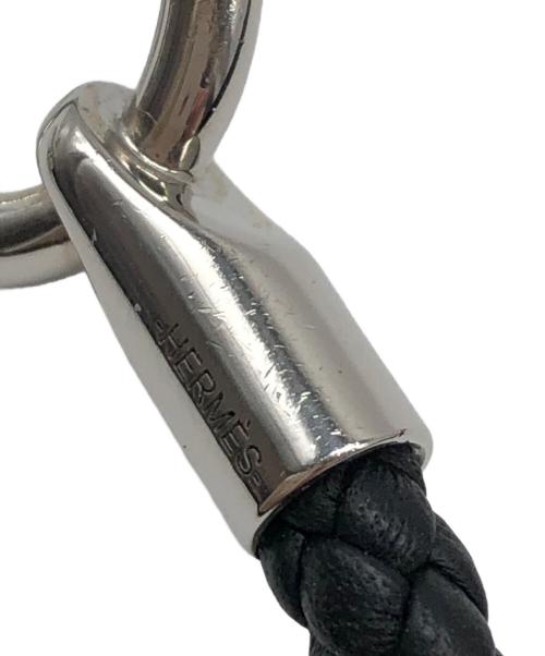 HERMES（エルメス）HERMES (エルメス) グレナンH ブラック×シルバーカラーの古着・服飾アイテム