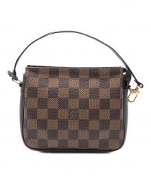 LOUIS VUITTON（ルイ ヴィトン）の古着「ハンドポーチ　ダミエ」｜ブラウン