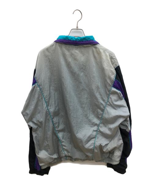 GIVENCHY（ジバンシィ）GIVENCHY (ジバンシィ) 90sナイロンジャケット グレー×パープル サイズ:XLの古着・服飾アイテム