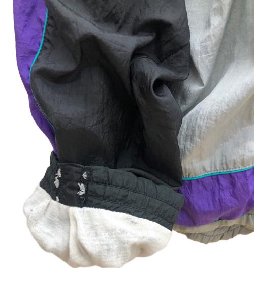 GIVENCHY（ジバンシィ）GIVENCHY (ジバンシィ) 90sナイロンジャケット グレー×パープル サイズ:XLの古着・服飾アイテム