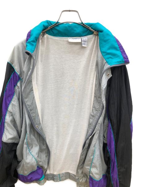 GIVENCHY（ジバンシィ）GIVENCHY (ジバンシィ) 90sナイロンジャケット グレー×パープル サイズ:XLの古着・服飾アイテム