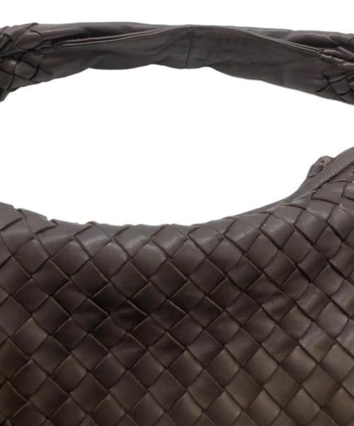 BOTTEGA VENETA（ボッテガベネタ）BOTTEGA VENETA (ボッテガベネタ) ワンショルダーバッグ ブラウンの古着・服飾アイテム