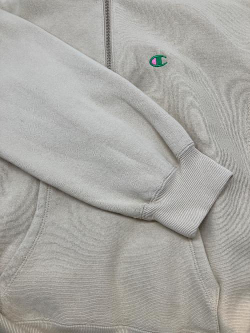 Champion REVERSE WEAVE（チャンピオン リバース ウィーブ）Champion REVERSE WEAVE (チャンピオン リバース ウィーブ) プルオーバーパーカー ベージュ サイズ:Lの古着・服飾アイテム