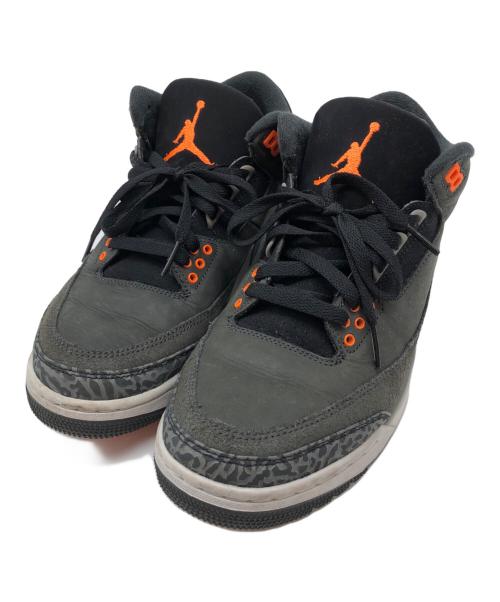 NIKE（ナイキ）NIKE (ナイキ) AIR JORDAN 3 Retro ブラック サイズ:26.5cmの古着・服飾アイテム