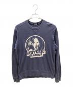 Hysteric Glamourヒステリックグラマー）の古着「ラグランスウェット」｜ネイビー