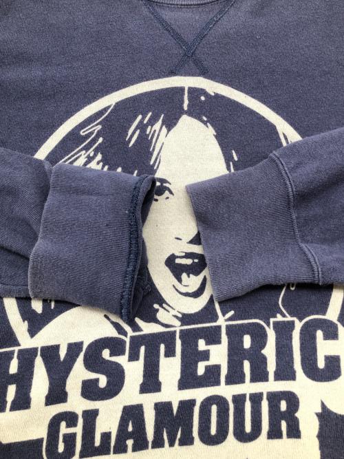 Hysteric Glamour（ヒステリックグラマー）Hysteric Glamour (ヒステリックグラマー) ラグランスウェット ネイビー サイズ:Lの古着・服飾アイテム