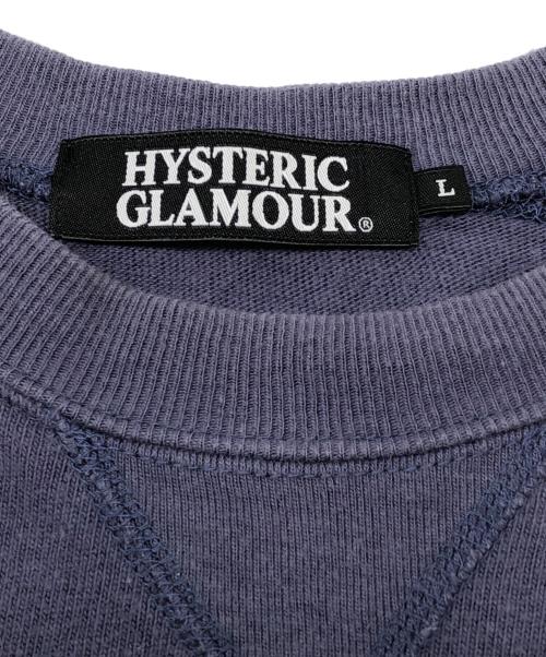 Hysteric Glamour（ヒステリックグラマー）Hysteric Glamour (ヒステリックグラマー) ラグランスウェット ネイビー サイズ:Lの古着・服飾アイテム